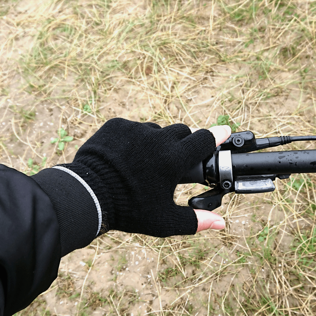 Fingerless Gloves Black 